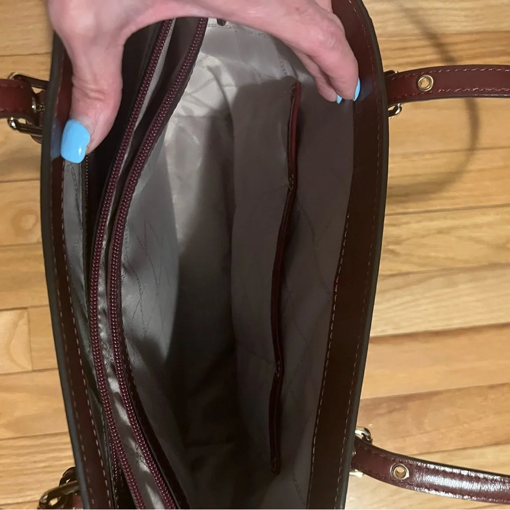 Michael Kors Leather Tote Bag BNWOT - Picture 7 of 10